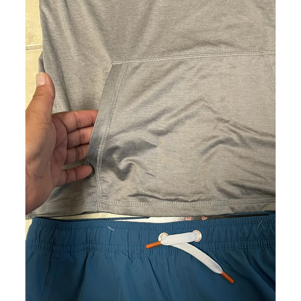 Dakine 2-Piece Set Boy's Swimsuit Rash Guard Top And Shorts; Blue L-14/16 NWT - Picture 8 of 12